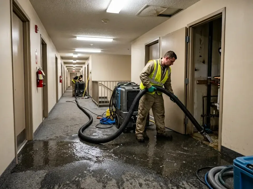 multi-unit-apartment-hallway-f-005 — frequently asked questions, Emergency Burst Pipe Water Extraction & Removal in Troy, OH
